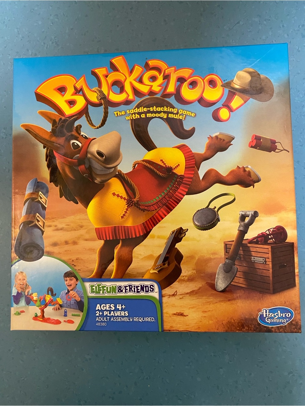 Hasbro Buckaroo Kids Game - Yellow & Brown